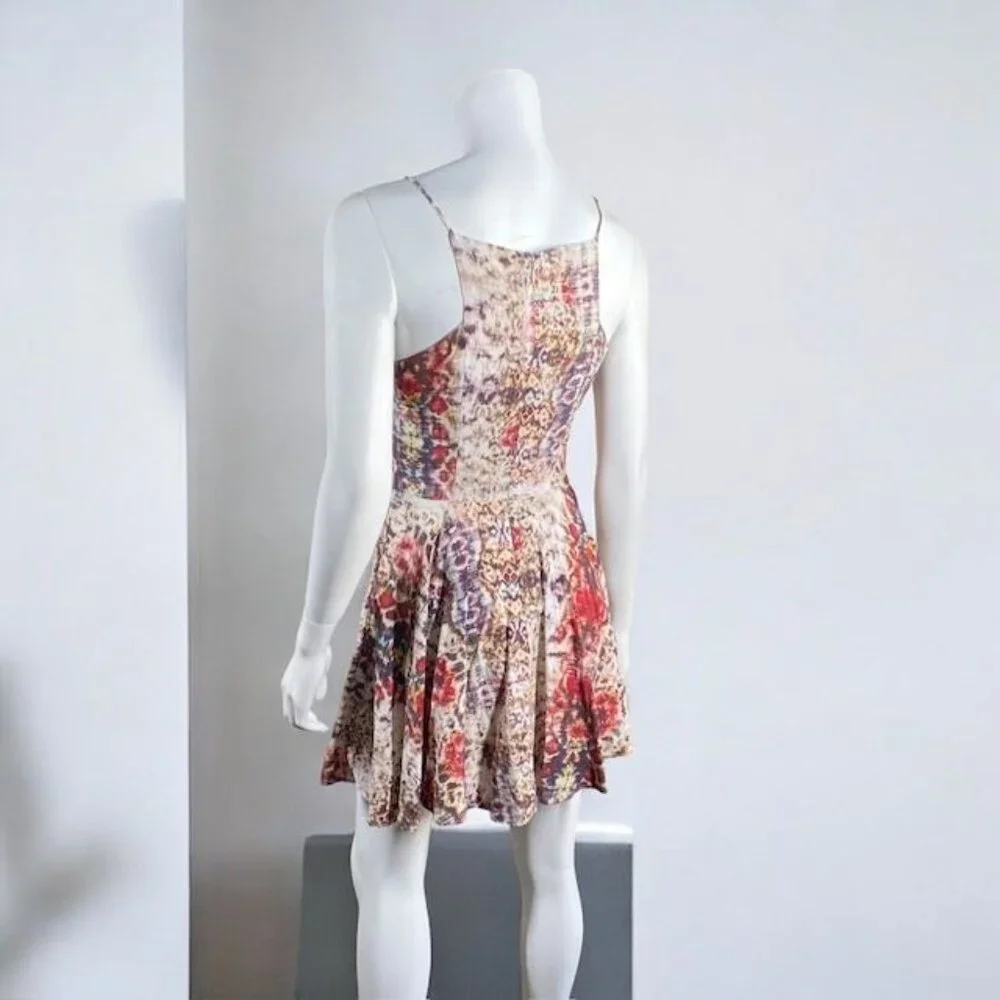 Lavender Brown Mini Fit and Flare Dress Multicolor, Size X-Small - Picture 10 of 16